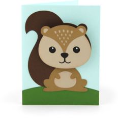 bobble head card squirrel