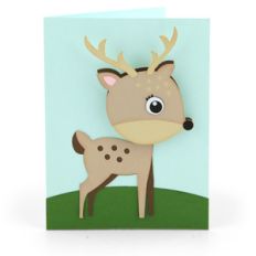bobble head card deer