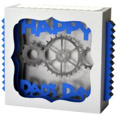 father's day gears gift card box
