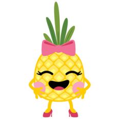 pineapple tart - bow