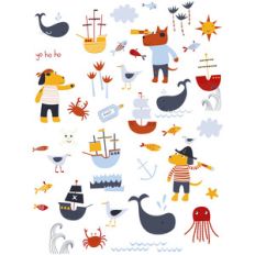 pirate dog stickers