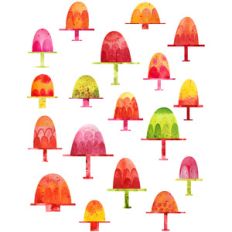 watercolor jellies stickers