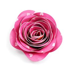 rolled flower