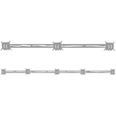 barbed wire borders