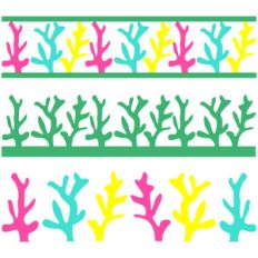 sea coral borders