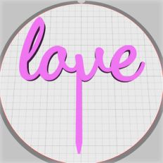 love cake stick