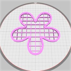 latch hook flower
