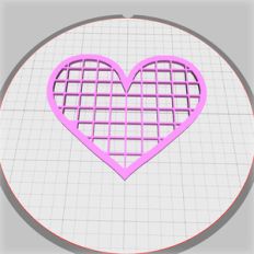 latch hook heart