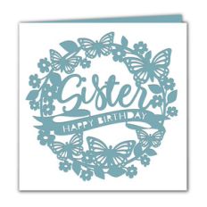 happy birthday sister card