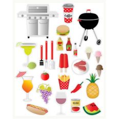 grill time planner stickers