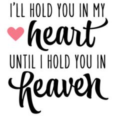 i'll hold you in my heart - heaven phrase