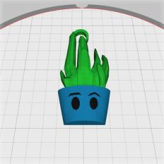spiky succulent pendant