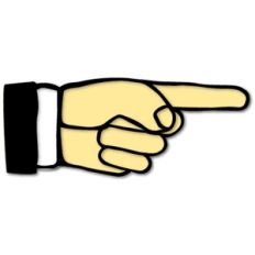 hand pointing