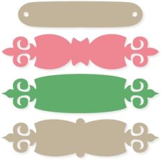 bow-tie scroll label