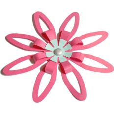 3d flower - fold and tuck