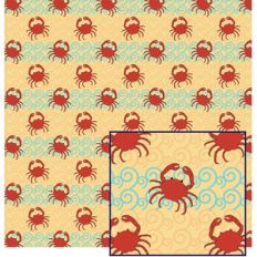 crabs and waves pattern