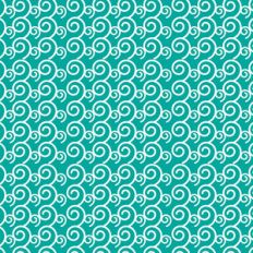 waves on teal pattern