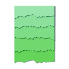 layered torn rectangle album pages