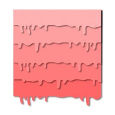 layered dripping paint album pages