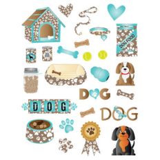 dog-themed planner stickers