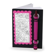 color and sketch book - flowers