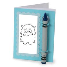 color and sketch book - monster