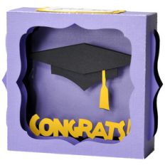 congrats grad gift card box