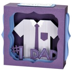 father's day shirt gift card box