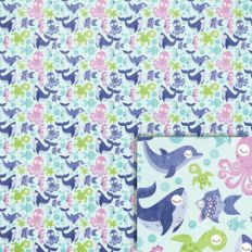 sea creatures background paper