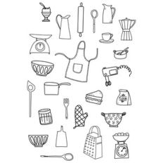 baking kitchen stickers