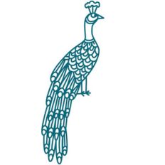 filigree peacock