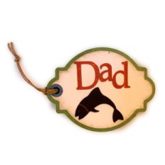 dad fish tag