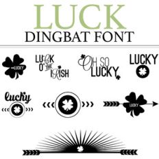 luck dingbat font