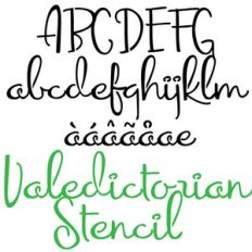 pn valedictorian stencil