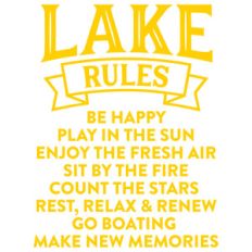 lake rules