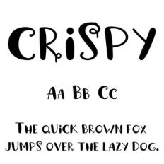 cg crispy font
