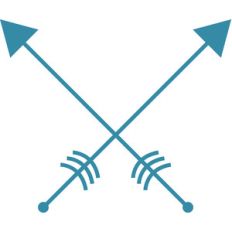 crossed arrows