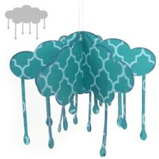 3d rain cloud varied
