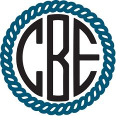 rope monogram frame
