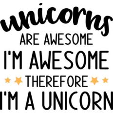unicorns are awesome