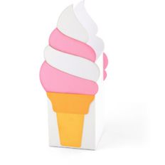 ice cream shaped box