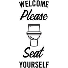 please seat yourself