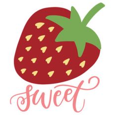 strawberry sweet doodle