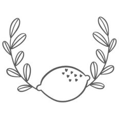 lemon wreath