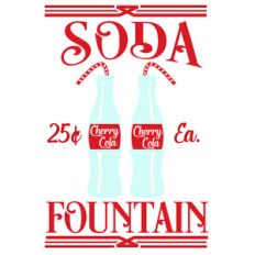 soda fountain sign