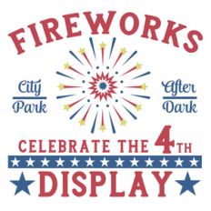 fireworks display sign