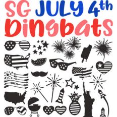 sg july 4th dingbats