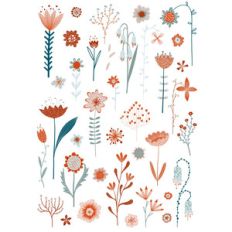 flowers of summer stickers