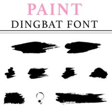 paint dingbat font