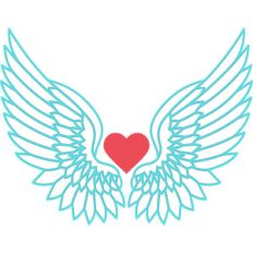 heart wings